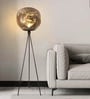 Smoked Glass Globe Tripod Floor Lamp Smoked Glass Globe Tripod Floor Lamp