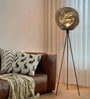 Smoked Glass Globe Tripod Floor Lamp Smoked Glass Globe Tripod Floor Lamp