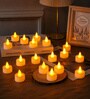 LED Smokeless  Decorative candle Set Of 24