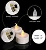 LED Smokeless  Decorative candle Set Of 24