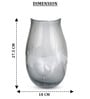 Smokey Elysium Glass Vase
