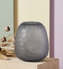 Smokey Frost Glass Vase