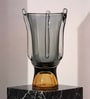 Smokey Horizon Glass Vase