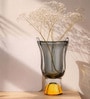 Smokey Horizon Glass Vase