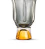 Smokey Horizon Glass Vase