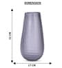 Smokey Quartz Glass Vase