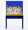 Smooth Sail Mickey Kids Study Table in Blue Colour with Cabinet Storage