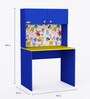 Smooth Sail Mickey Kids Study Table in Blue Colour with Cabinet Storage