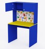 Smooth Sail Mickey Kids Study Table in Blue Colour with Cabinet Storage