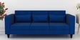 Nipul Fabric 3 Seater Sofa In Royal Blue Colour