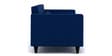Nipul Fabric 3 Seater Sofa In Royal Blue Colour