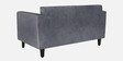 Snooze Fabric 2 Seater Sofa In Charcoal Grey Colour