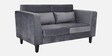 Snooze Fabric 2 Seater Sofa In Charcoal Grey Colour