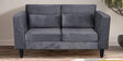 Snooze Fabric 2 Seater Sofa In Charcoal Grey Colour