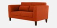 Snooze Fabric 2 Seater Sofa in Terracotta Colour