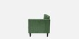 Snooze Fabric LHS Sectional Sofa In Green Colour
