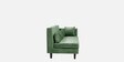 Snooze Fabric LHS Sectional Sofa In Green Colour
