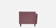 Snooze Fabric LHS Sectional Sofa In Rose Brown Colour