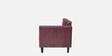 Snooze Fabric LHS Sectional Sofa In Rose Brown Colour