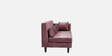 Snooze Fabric LHS Sectional Sofa In Rose Brown Colour