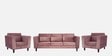 Snooze Fabric Sofa Set In Rose Brown Colour With 3+1+1 Combination