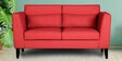 Snoozepro Fabric 2 Seater Sofa in Omega Red Colour