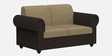 Snugy Fabric 2 Seater Sofa In Coffee & Mouse Finish