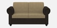 Snugy Fabric 2 Seater Sofa In Coffee & Mouse Finish