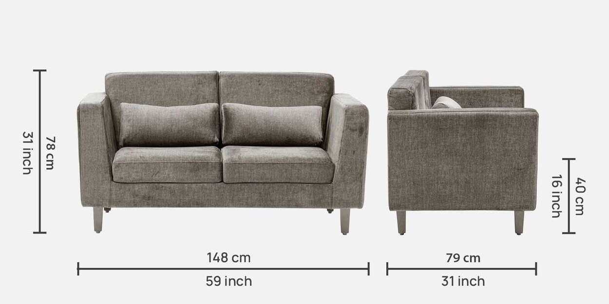 Sam fabric deals 2 seater sofa