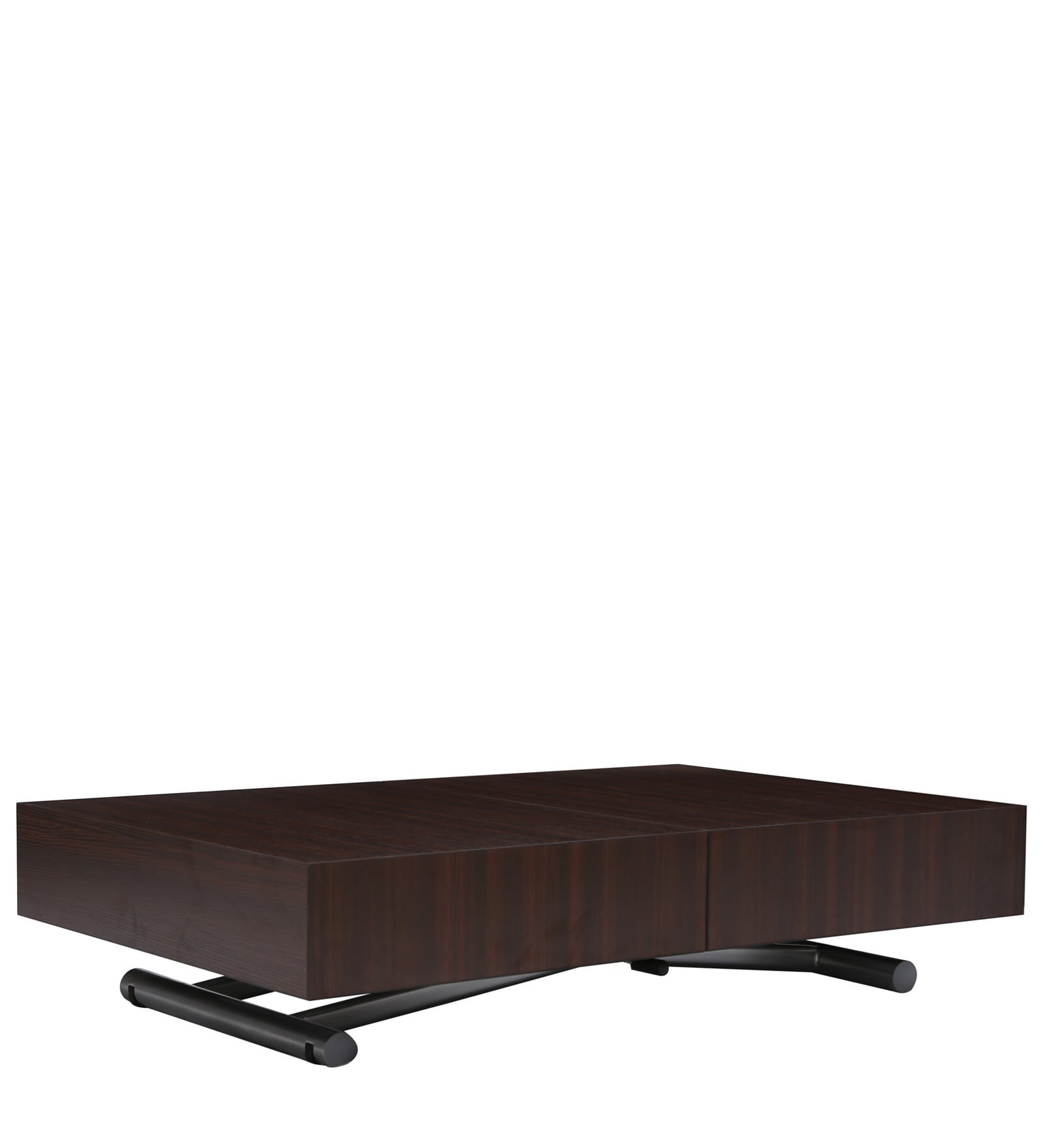 Buy Snazzy Expandable Coffee Table in Brown Colour by Gravity Online