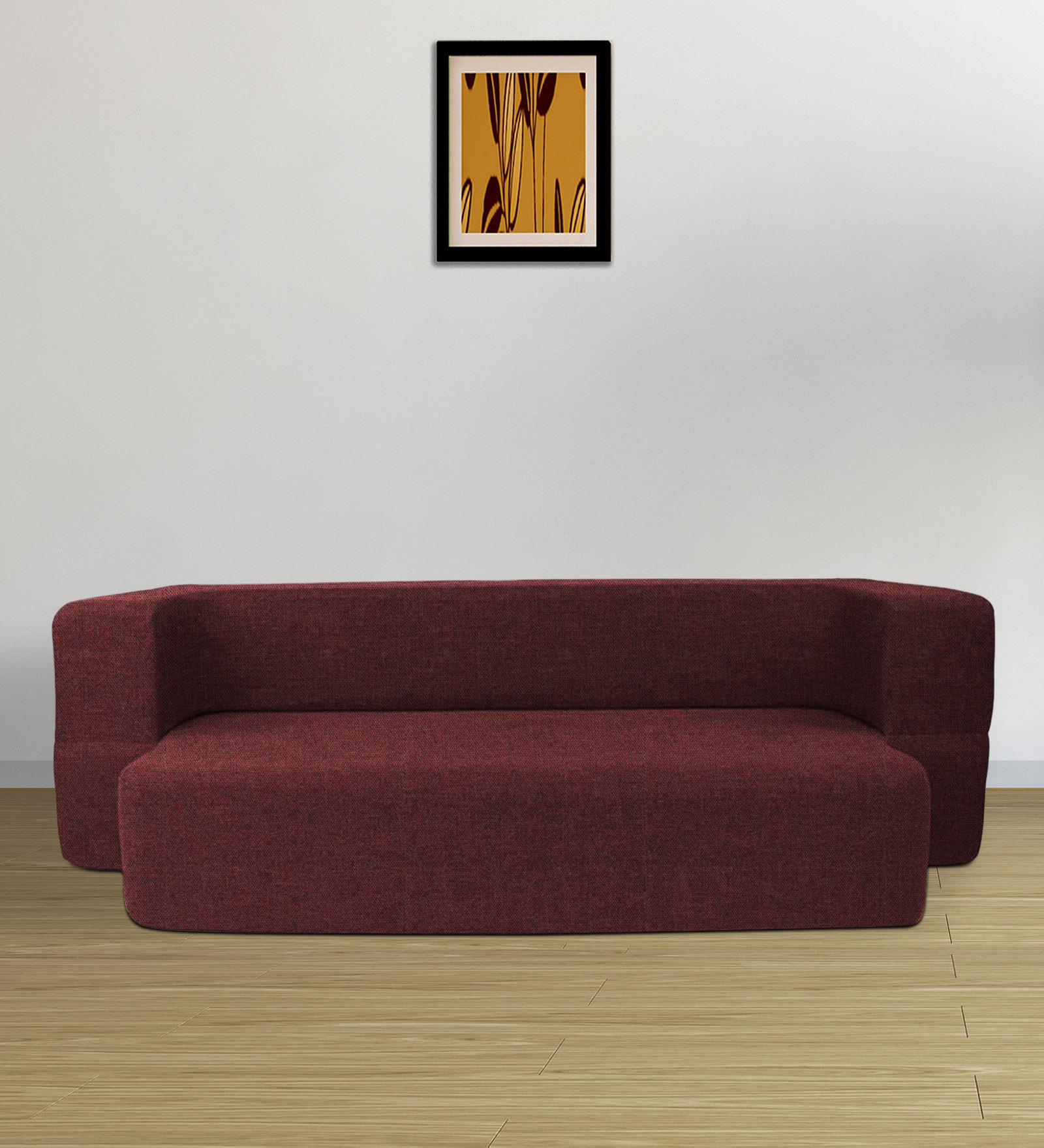 Snoozy (75x36) Foam 8 Inch Single Size Sofa Cum Foldable Mattress