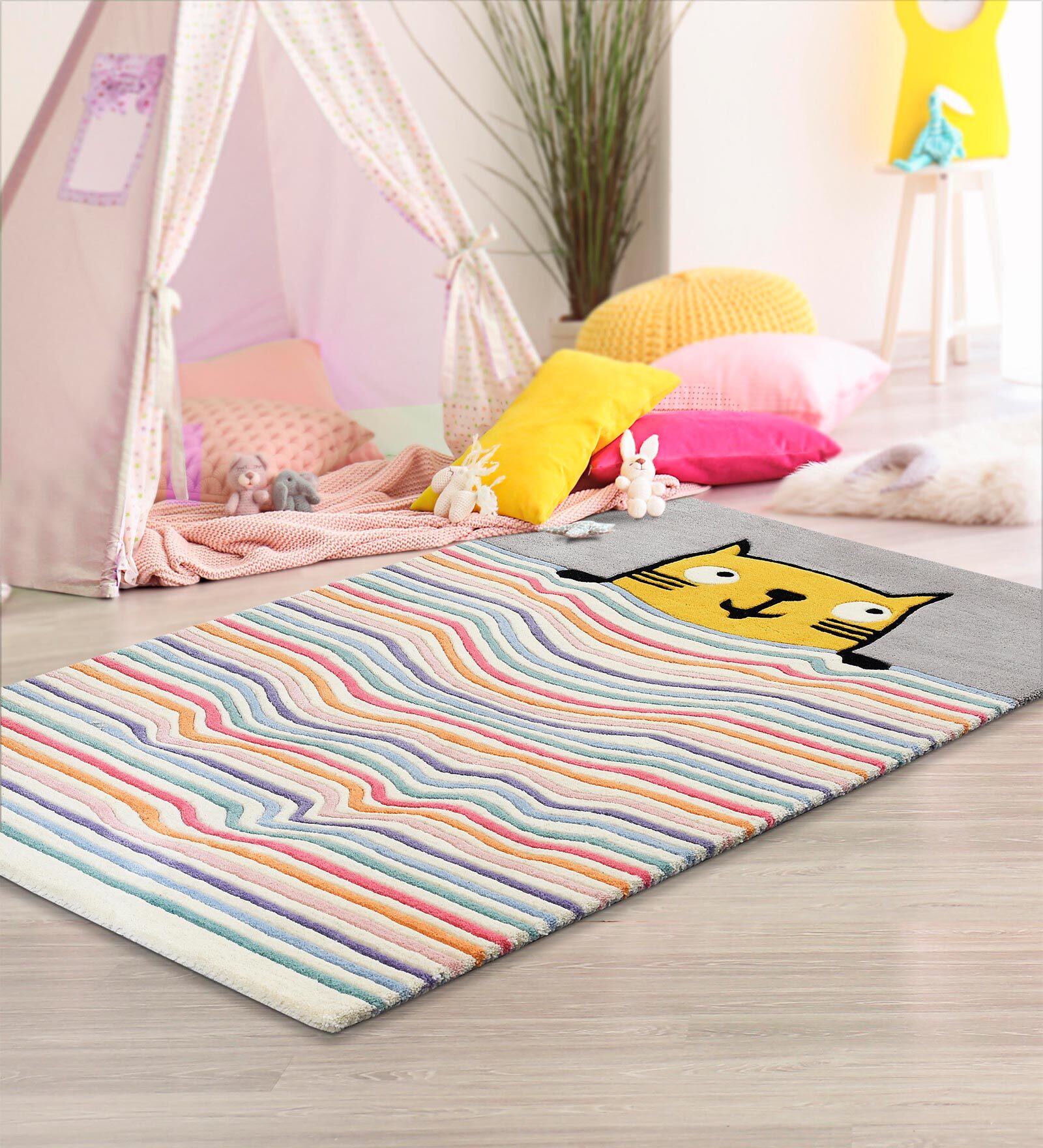 Snoozy Cat 4X6 Feet Carpet