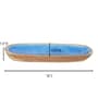 Snack Attack Acacia Wood Serving Plate with Enamel