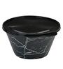 Snack Bowl With Lid Plastic 460 ml (Black)