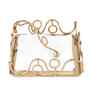 Snake Tissue Holder Gold