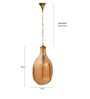 Triad Snead Orange Glass Hanging Light