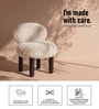 Sneuglo Plush Lounge Chair In Cream Colour