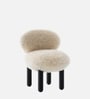 Sneuglo Plush Lounge Chair In Cream Colour
