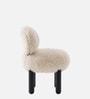Sneuglo Plush Lounge Chair In Cream Colour