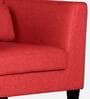 Snoozepro Fabric 1 Seater Sofa in Omega Red Colour
