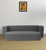 Snoozy 8 Inch Foam (75x36) In Grey Colour Single Size Sofa Cum Foldable Mattress
