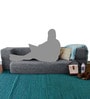 Snoozy 8 Inch Foam (75x36) In Grey Colour Single Size Sofa Cum Foldable Mattress