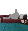 Snoozy (75x36) Foam 8 Inch Single Size Sofa Cum Foldable Mattress