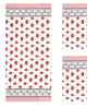 Snow Drift Madhuban Floral Waffle Cotton 250 GSM Bath & Hand Towel Set