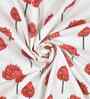 Snow Drift Madhuban Floral Waffle Cotton 250 GSM Bath & Hand Towel Set