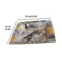 Snow Leopard Premium Serving Platter, Versatile 12.5 Inch Durable Fine Bone China Square Tray Plates