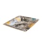 Snow Leopard Premium Serving Platter, Versatile 12.5 Inch Durable Fine Bone China Square Tray Plates