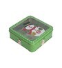 Snowman Print Cookie Gift Tin Box