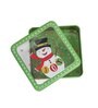 Snowman Print Cookie Gift Tin Box