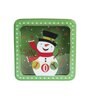 Snowman Print Cookie Gift Tin Box